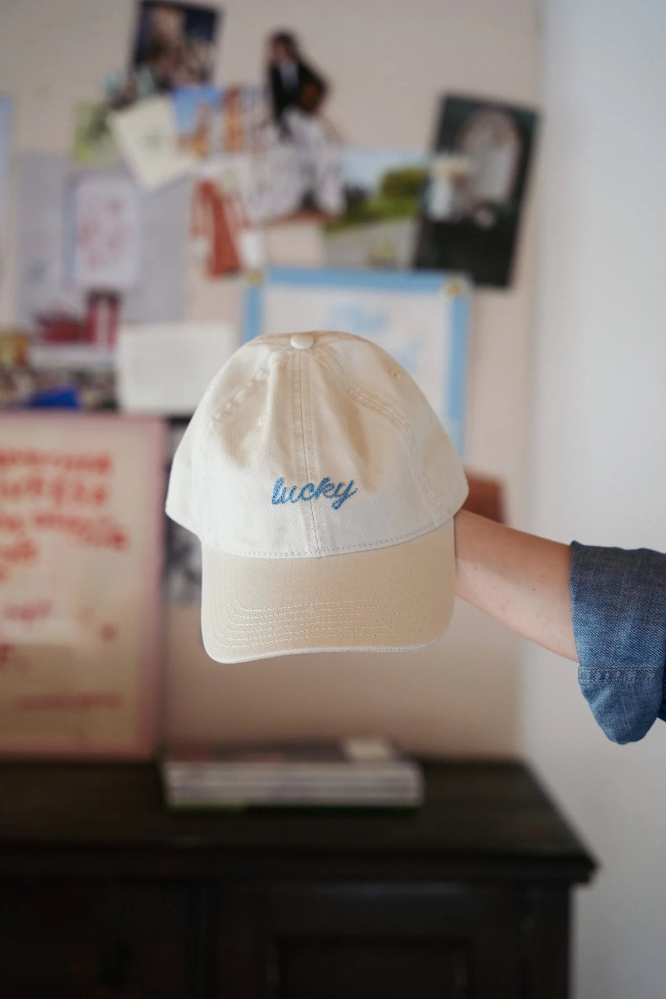 Lucky Hat in Light Blue